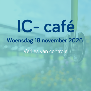 IC-café bijeenkomst op woensdag 18 november 2026, thema: 'Verlies van controle'.